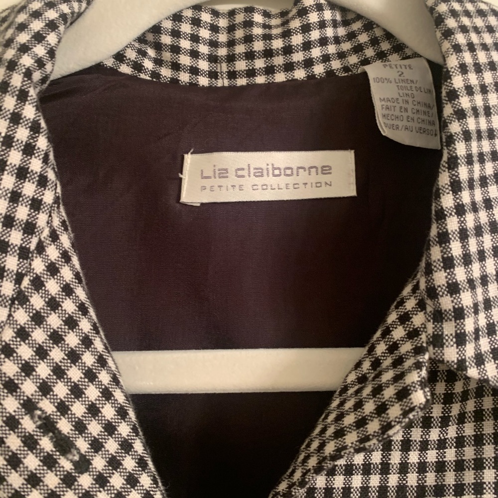 Liz Claiborne Plaid Dress size 2 - Picture 2 of 6